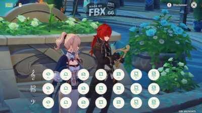 Diluc X Jean Titanic theme with Windblume lyre!