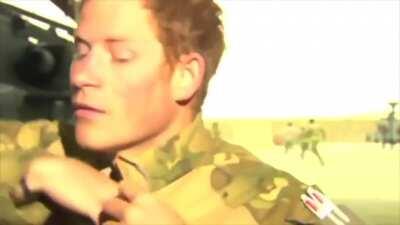 Another time Prince Harry knew exactly what to do