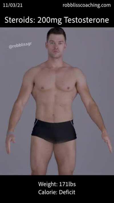 Timelapse video of anabolic steroid use.