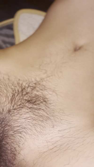 Love watching my belt stretch around his huge fist