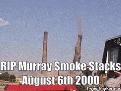 I remember the dust and rubble when they fell.