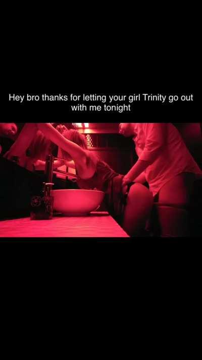 You let your Gf go out clubbing with her friends, you get this snap back