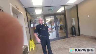 He is thinking chasing a girl to her house is ok. Because he wanted to give her a choice.