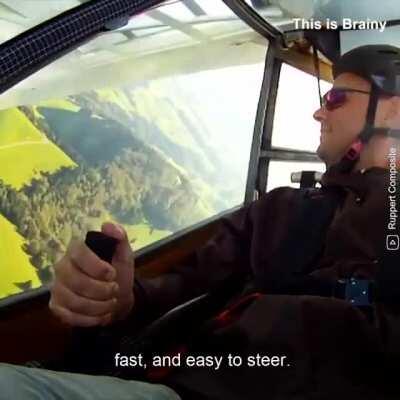 Cool foot launched glider