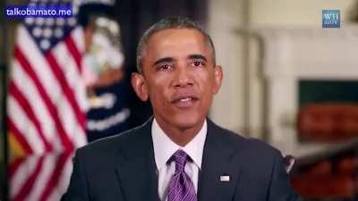 Obama sings ruler of everything