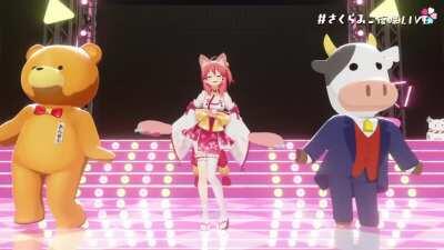 Sakura miko's puni puni dance