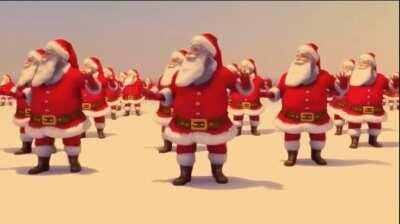 Santa vibin to new Pekora BGM Christmas remix.