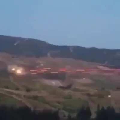 Perfectly following the shots.