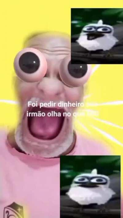 foi pedir dinheiro e olha no que deu