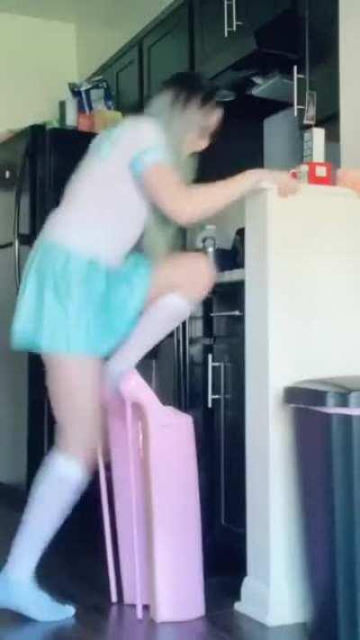 HMC while I try on my new heels