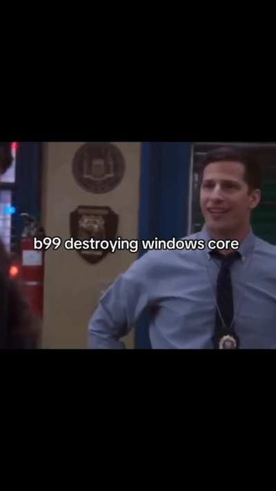 Brooklyn 99 breaking windows
