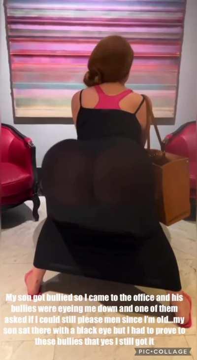 I went to the school to assist my son on the situation of him being bullied… sorry son that it had to be like this🍑