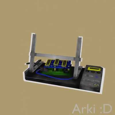 Portatil de la Junta de Andalucía LowPoly