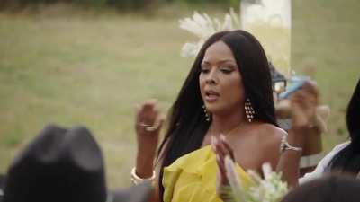 Sneak peak: Nigerian royalty Tia clocks QVC merchant Stacey's tea in new clip