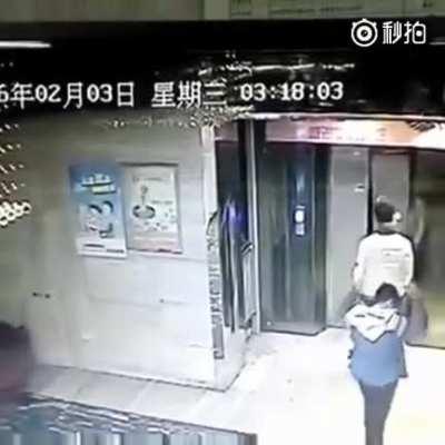 should have taken the stairs....