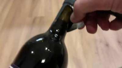 Foil knives are rubbish, use a vegetable peeler to remove foil from a wine bottle quickly.