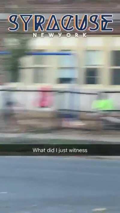 Doing backflips on a seesaw