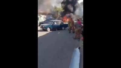 NSFW: Russian missile hits central Kostiantynivka, Donetsk Oblast on 6 September 2023