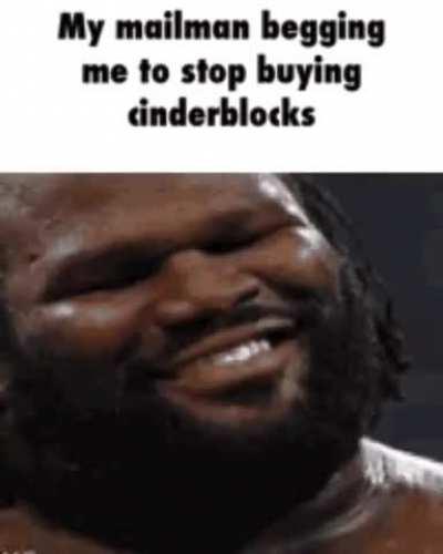 I like eating cement