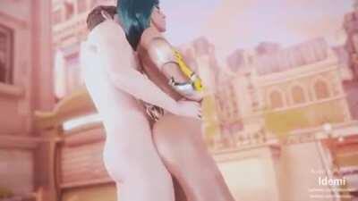 Pharah standing fuck (Idemi)