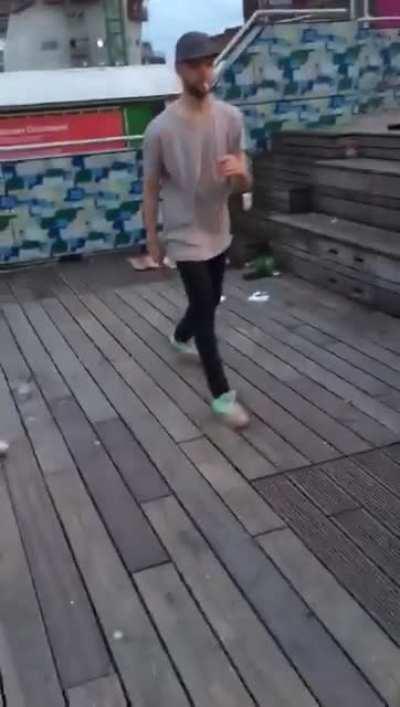 Overestimating his abilities