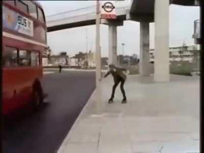 Michael Crawford elected to do all his own madcap stuntwork in the 1973 British comedy series 