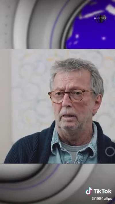 Eric Clapton speaks out about the jab.