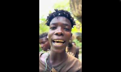 Hadzabe people pronouncing their names.