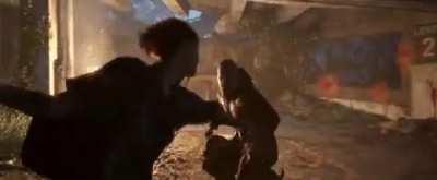 I’m sorry if I’m late to the party, but Ellie’s whack-bang-twist and smash with that hammer 🔨 Bop-it! but make it violent.