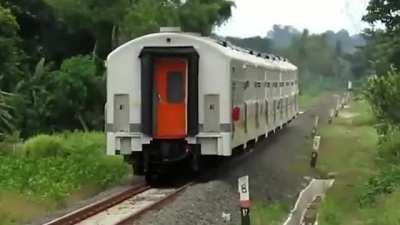 Crossing unguarded rail without looking first