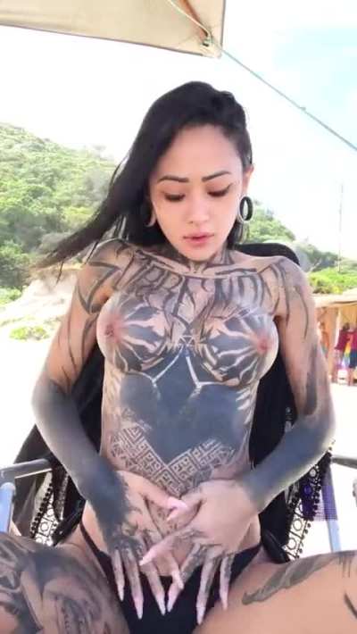 The waist to tits ration on Japanese Brazilian Surya Sparrow is perfection
