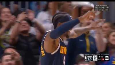 [Highlight] Gobert tries to put Jokic on a poster but fails leading to a fastbreak for the Nuggets