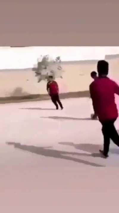 Dude tries to run a play