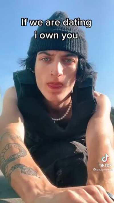 To be a bad boy on TikTok