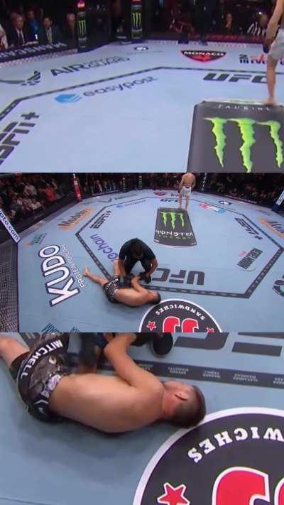 First Seizure I’ve Seen In The Octagon 👀 