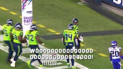 [Mic'd Up] Russell Wilson called the 'Hawks comeback win every step of the way