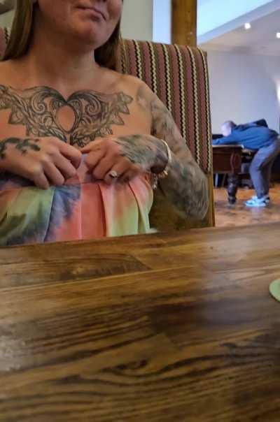 Would u mind if u were at the next table