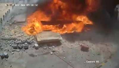 May 15, 2022, Gas station explosion