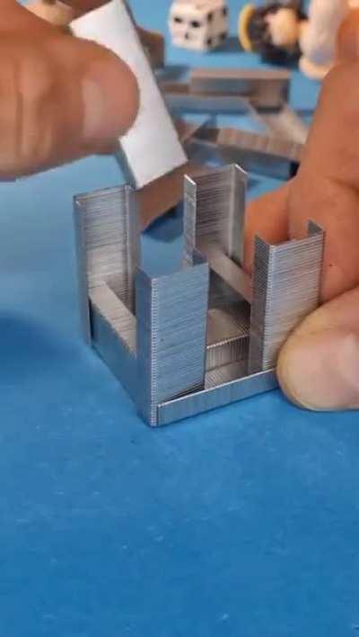 Sturdy stapler pin construction