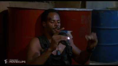 That sewing needle probably just saved his life.