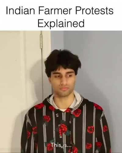 What's up with the Indian farmers?