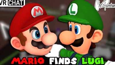 Mario Finds Luigi And Screams...