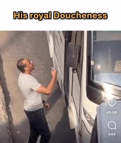 Some people just ride the bus, he provokes it.