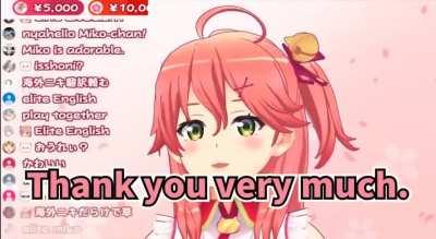 Sakura Miko's Elite English