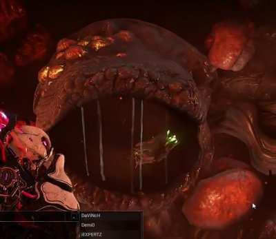 Carrion drone interaction with Helminth