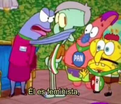 Hasta marquitos es feminista ಠ_ʖಠ