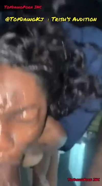 I had to test her throat 👄💪🏽