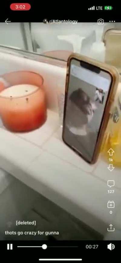 throwback to when luckiâs baby mama was showing Titties and Ass to Gunna on ftðð