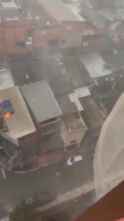 Lightning strike opens strange's portal