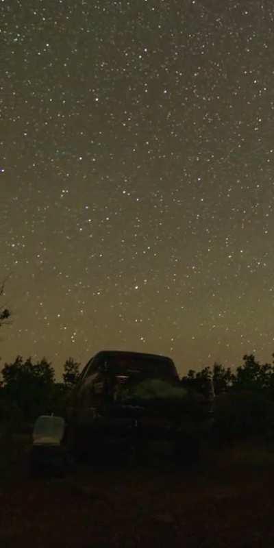 Camping under the stars in Arizona